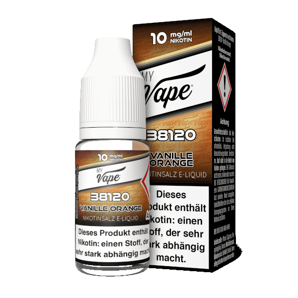 "Vanille Orange 38120 - MY Vape Nikotinsalz Liquid" 0mg