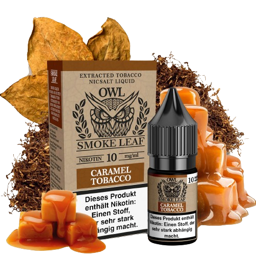 "Caramel Tobacco - OWL Smoke Leaf Nikotinsalz" 0mg
